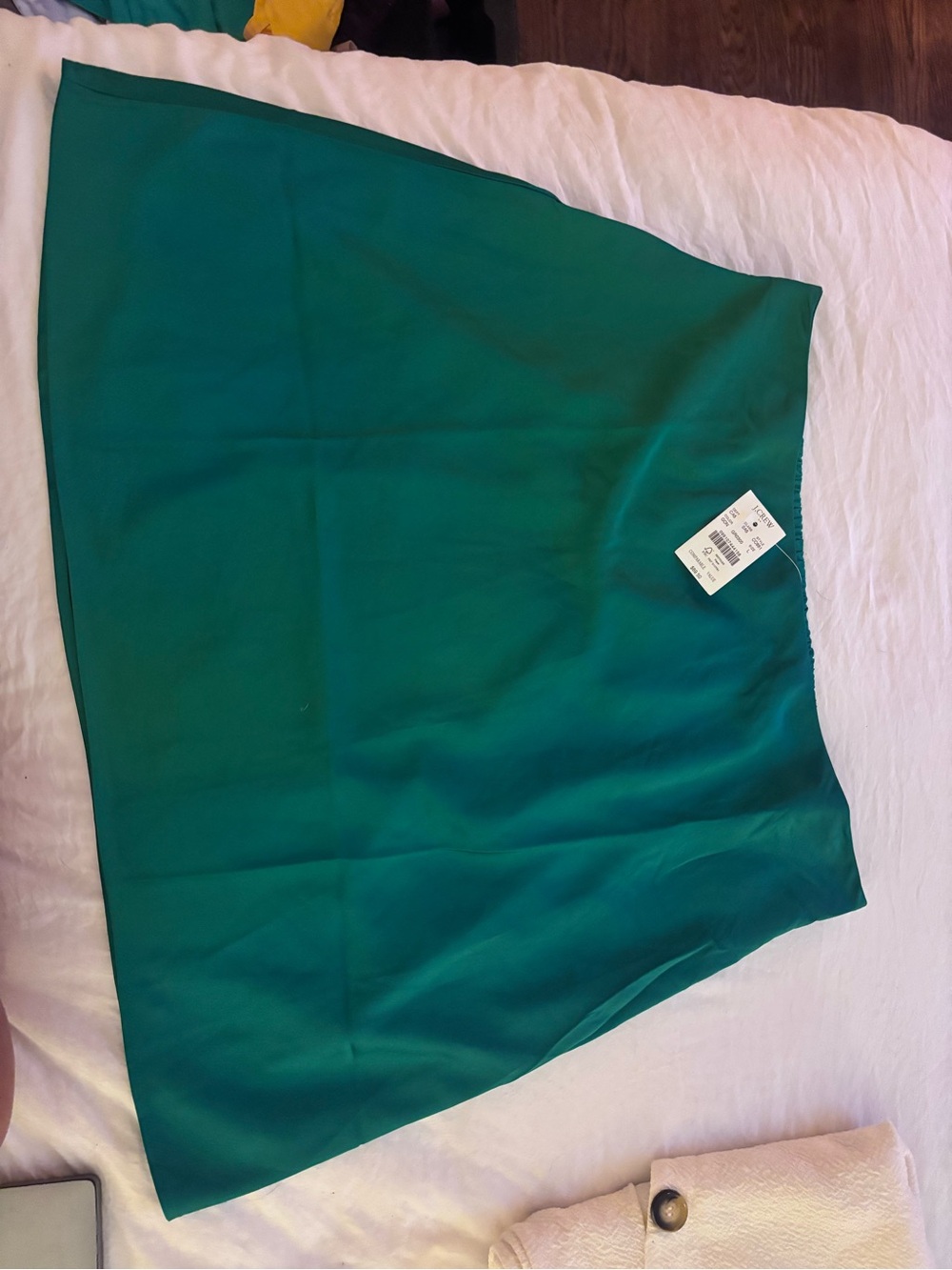 J. Crew Emerald Green A-Line Skirt